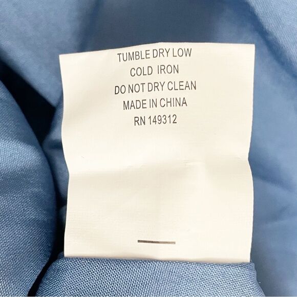 NWT Hello Molly Once In A Blue Moon Ruffled Dress Denim Blue Women’s Size Small - Picture 13 of 15